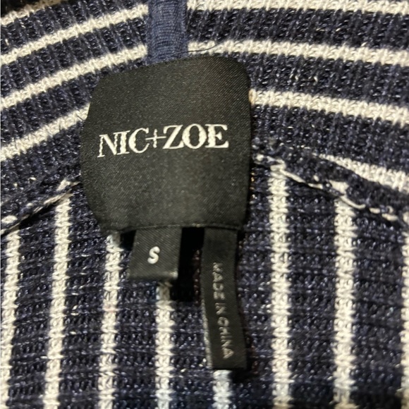 NIC+ZOE Cotton Blend Open Knit Cardigan - Picture 2 of 6